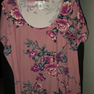 Plus Size NWOT Planet Gold T-shirt Dress